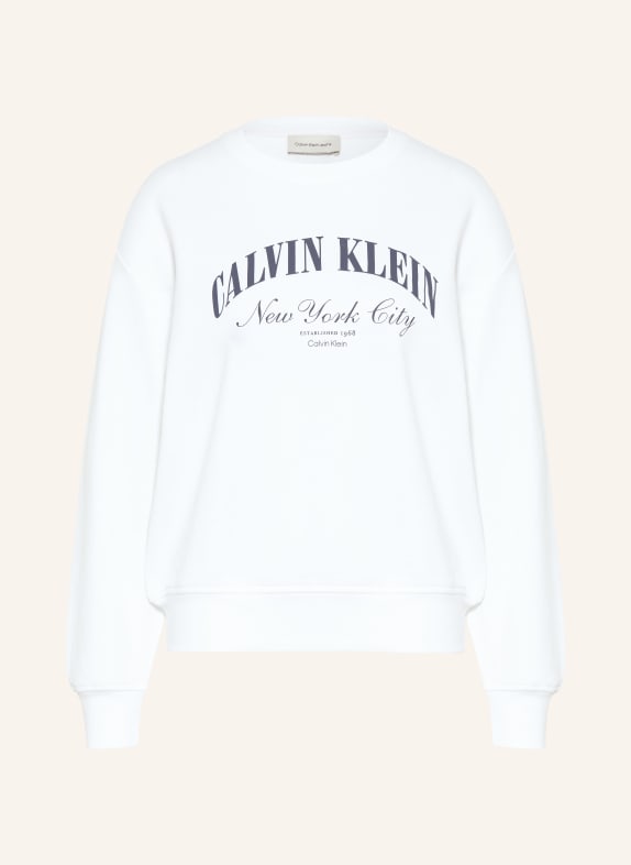 Calvin Klein Jeans sweatshirt WHITE / BLACK