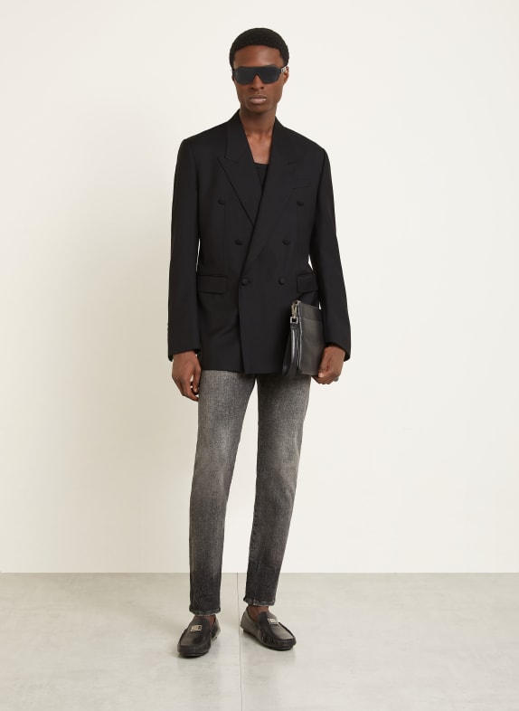 DOLCE & GABBANA Jasje SICILIA Extra Slim Fit ZWART
