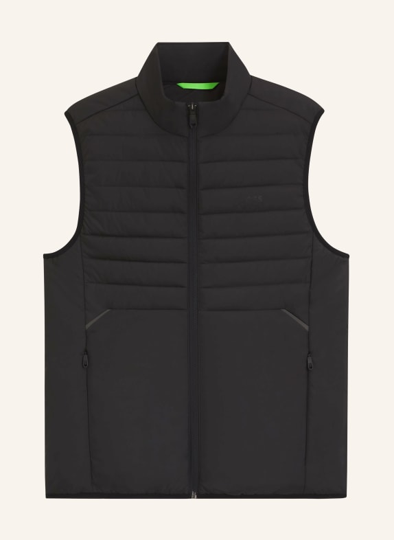 BOSS Steppovaná vesta URBANEX ČERNÁ