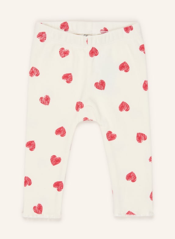 s.Oliver RED legíny KRÉMOVÁ / ČERVENÁ