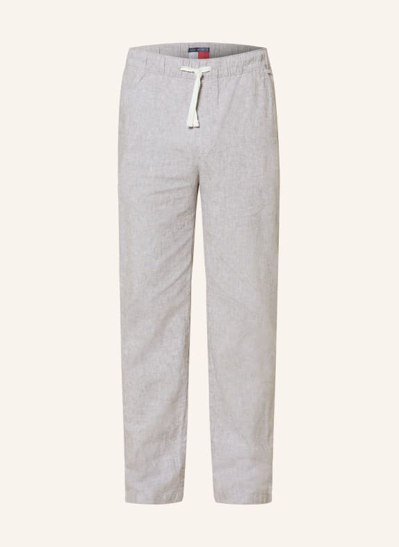 TOMMY JEANS SONNY straight-fit chino with linen TAUPE