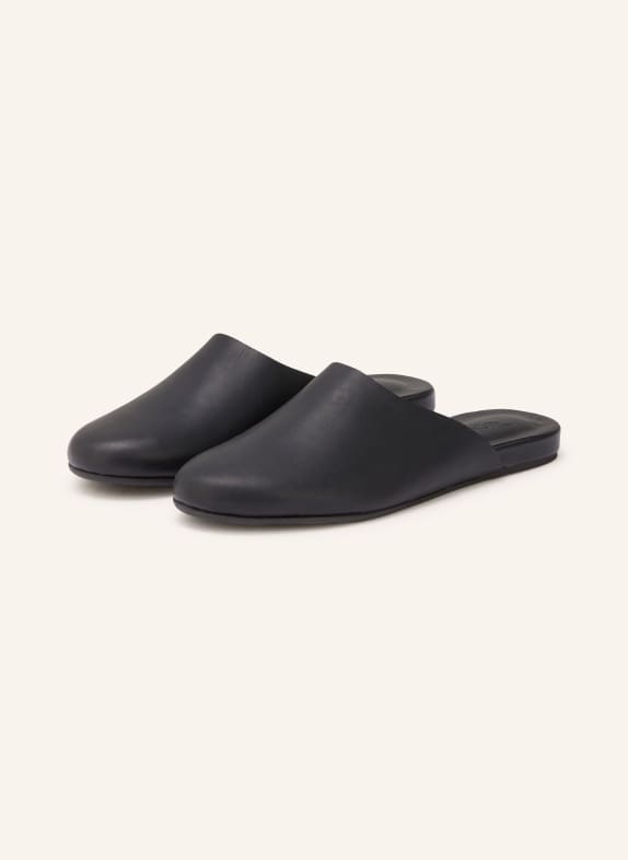 ANCIENT GREEK SANDALS Mules THE SLIPPER BLACK