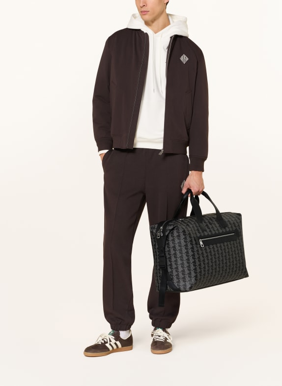 LACOSTE Weekender THE BLEND met laptopvak ZWART