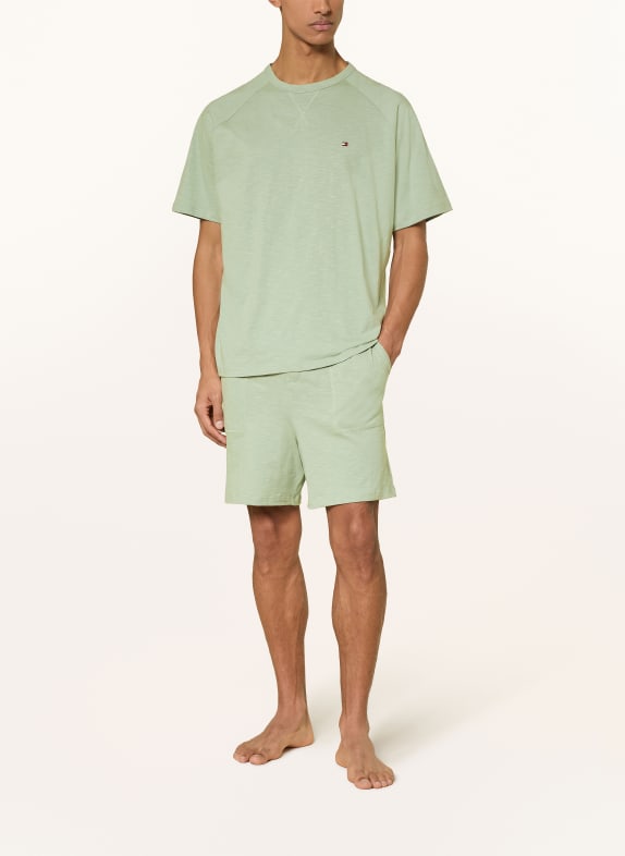 TOMMY HILFIGER Sovshorts LJUSGRÖN