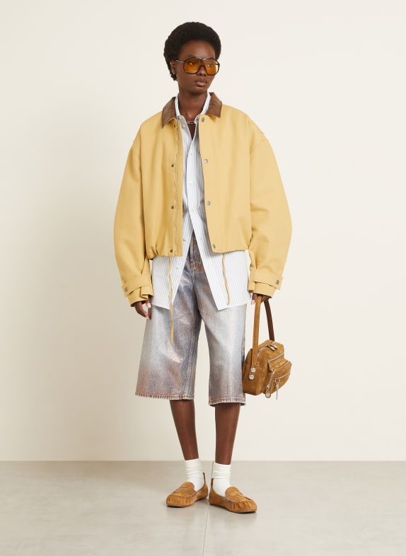 Acne Studios jeansshort CP1 ROSE COPPER/LIGHT BLUE