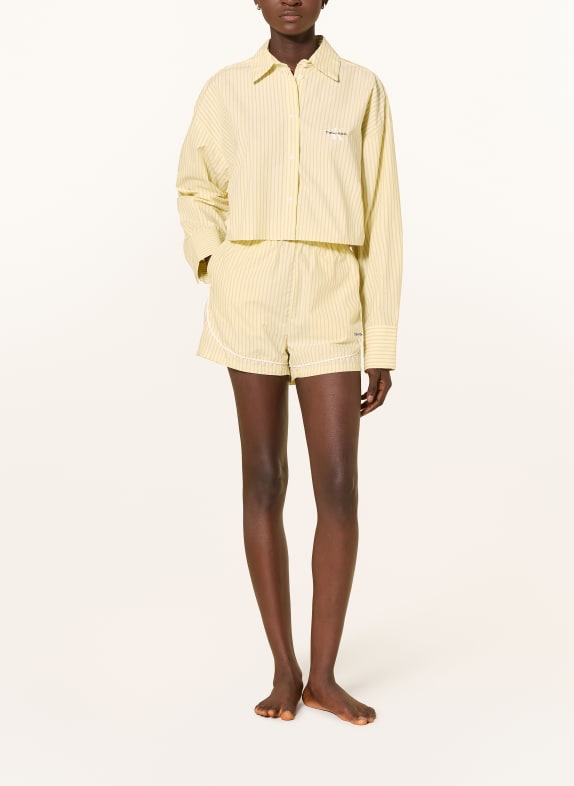 Calvin Klein slaapshort LICHTGEEL / DONKERGEEL