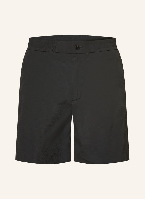 Calvin Klein Szorty chino o prostym kroju CZARNY