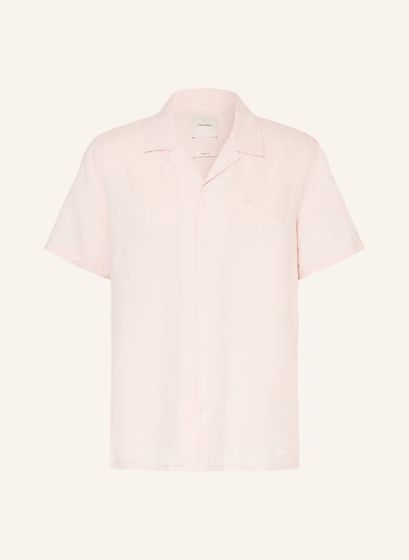 Calvin Klein Chemise Resort Classic Fit en lin ROSE CLAIR