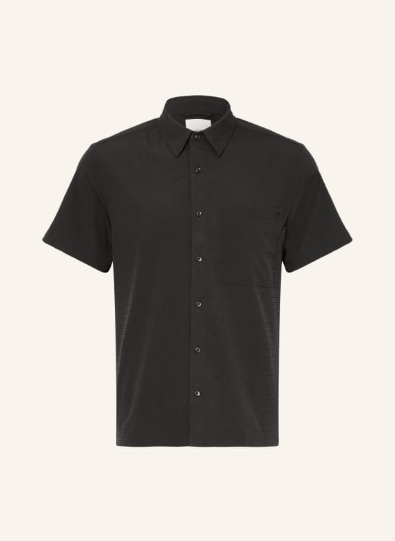 Calvin Klein Koszula z krótkim rękawem Classic Fit CZARNY