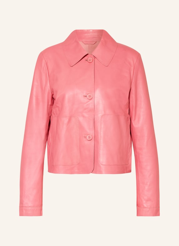 MILESTONE MSAMMI leather jacket PINK