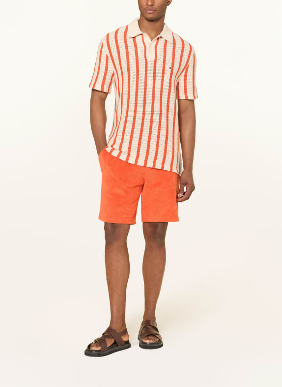 TOMMY HILFIGER Badstof shorts ORANJE