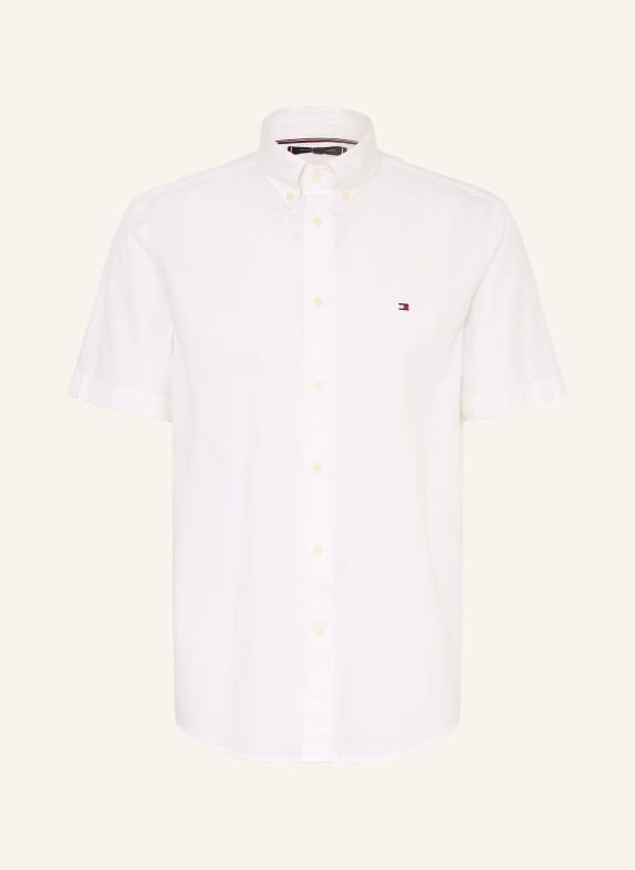 TOMMY HILFIGER Kurzarm-Hemd Regular Fit WEISS