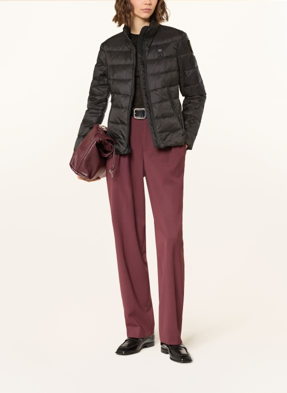 Blauer Lehká péřová bunda VALE ČERNÁ