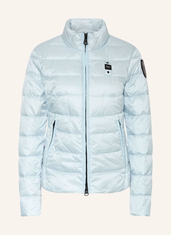 Blauer Lightweight-Daunenjacke VALE HELLBLAU / SCHWARZ