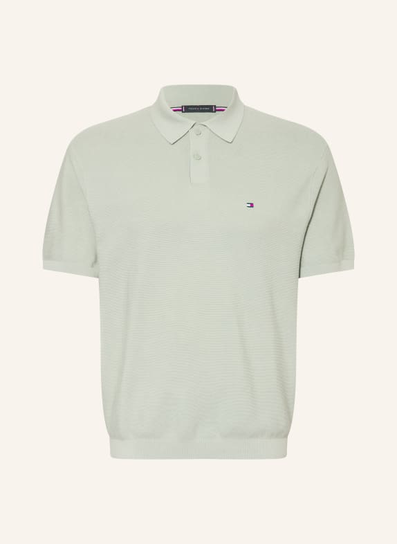 TOMMY HILFIGER Piqué-Poloshirt HELLGRÜN