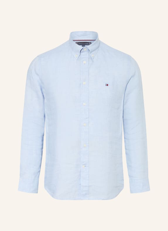 TOMMY HILFIGER Chemise en lin coupe classique BLEU CLAIR