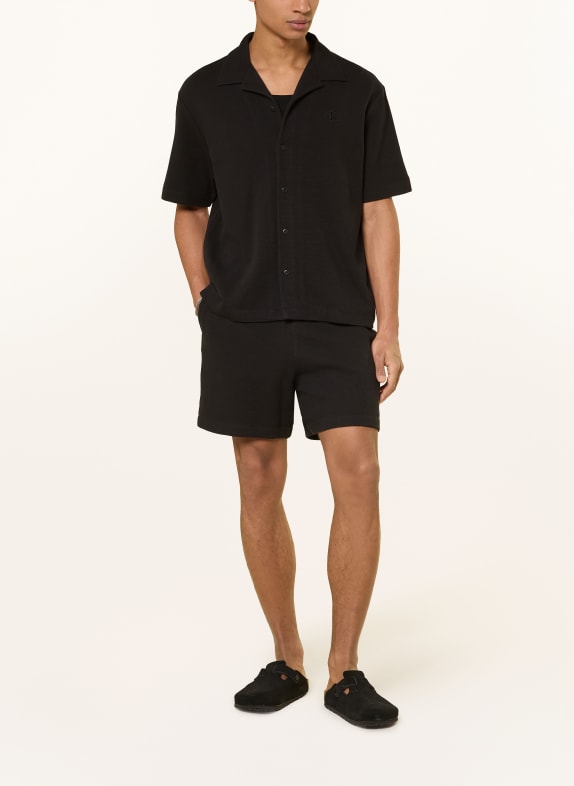 Calvin Klein Jeans Resorthemd Relaxed Fit ZWART