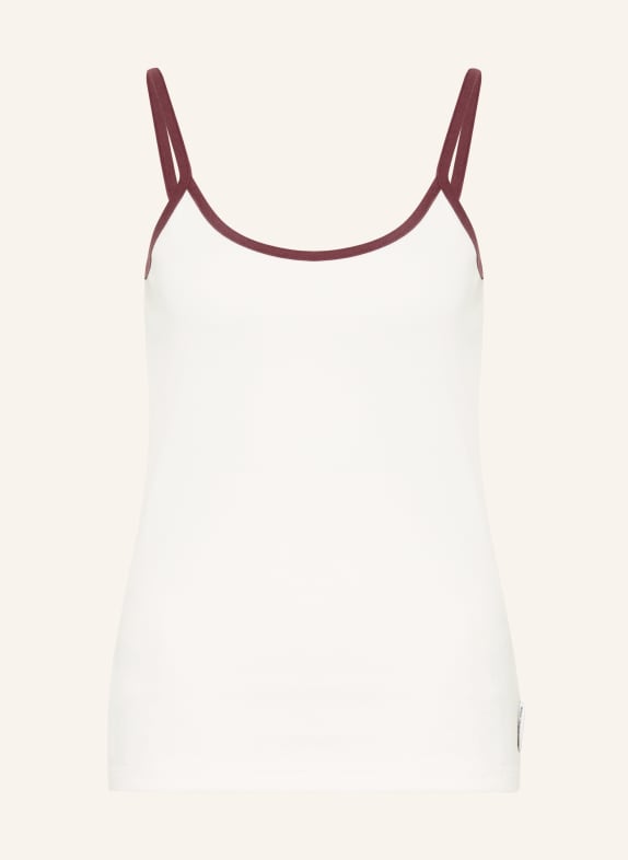 Marc O'Polo DENIM Top ECRU / DUNKELROT