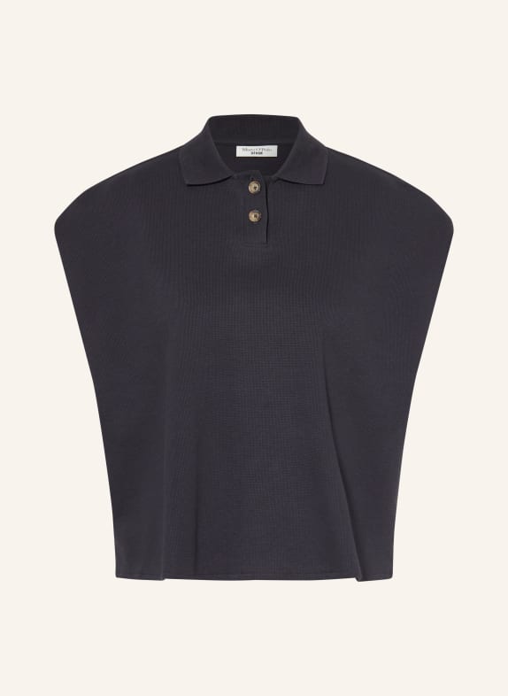Marc O'Polo DENIM Piqué polokošile TMAVĚ MODRÁ