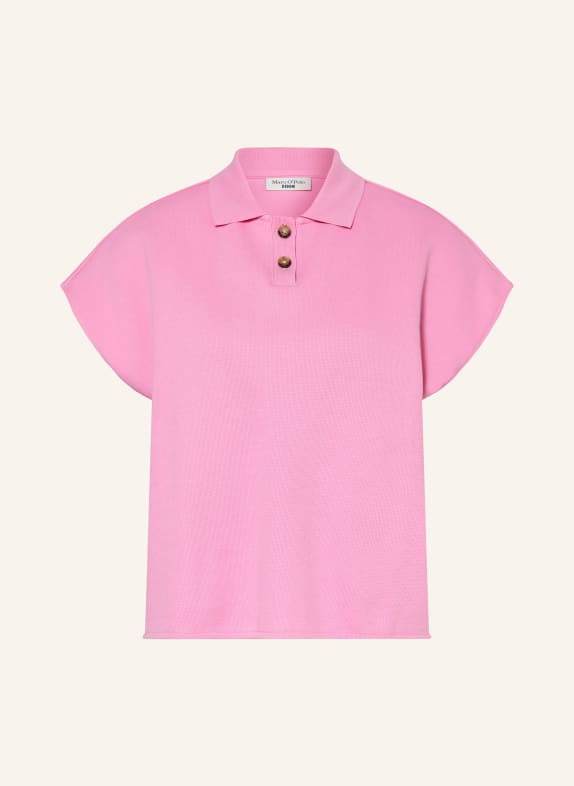 Marc O'Polo DENIM Piqué polokošile RŮŽOVÁ
