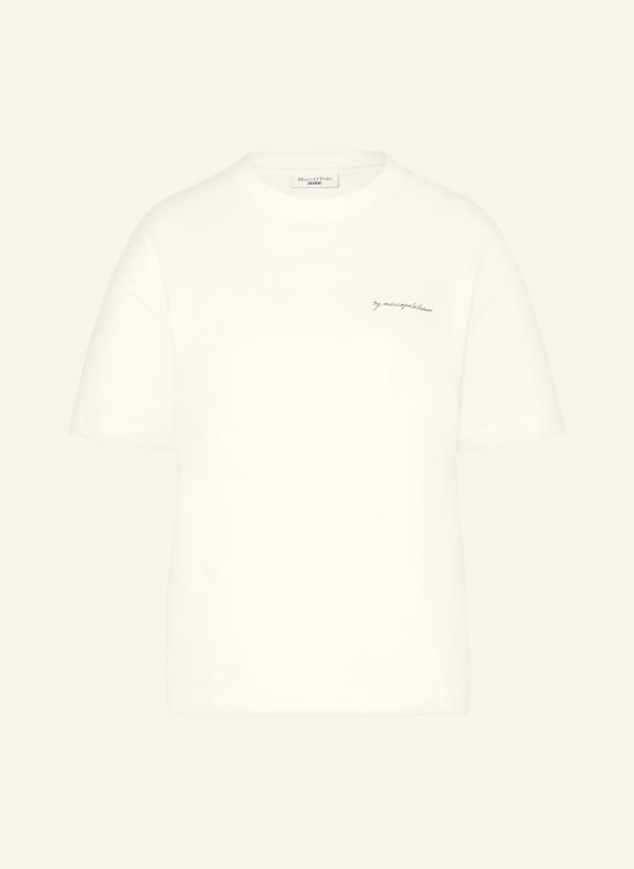 Marc O'Polo DENIM tričko BÍLÁ / HNĚDÁ