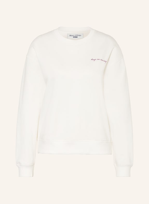 Marc O'Polo DENIM Sweatshirt WEISS / LILA / BLAU