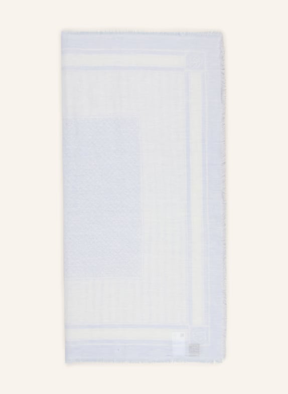 BOSS Tissu JINNAH avec lin BLEU GRIS / ÉCRU