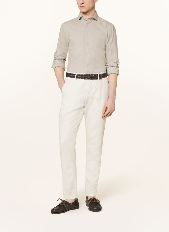 PROFUOMO Overhemd Slim Fit BEIGE