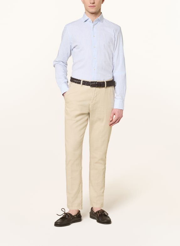 PROFUOMO Overhemd Slim Fit LICHTBLAUW / WIT