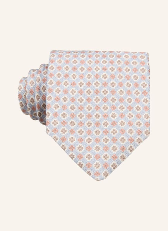 PROFUOMO necktie BLUE GRAY / BROWN / KHAKI