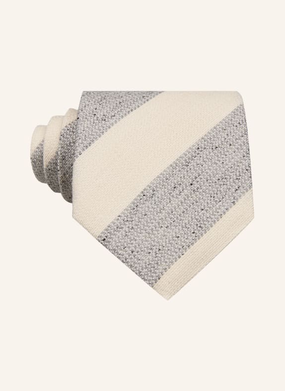 PROFUOMO necktie CREAM / GRAY