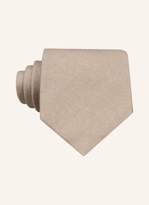 PROFUOMO krawat BEŻOWY