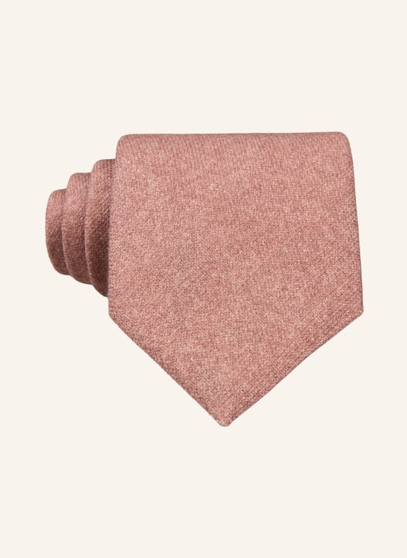 PROFUOMO krawat JASNOCZERWONY