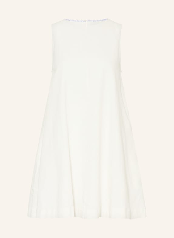 TOMMY JEANS Kleid mit Leinen WEISS