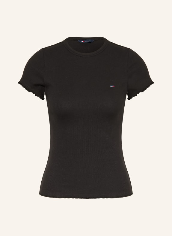 TOMMY JEANS tričko ČERNÁ