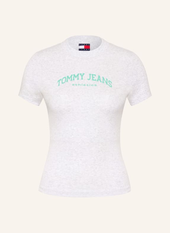 TOMMY JEANS tričko SVĚTLE ŠEDÁ