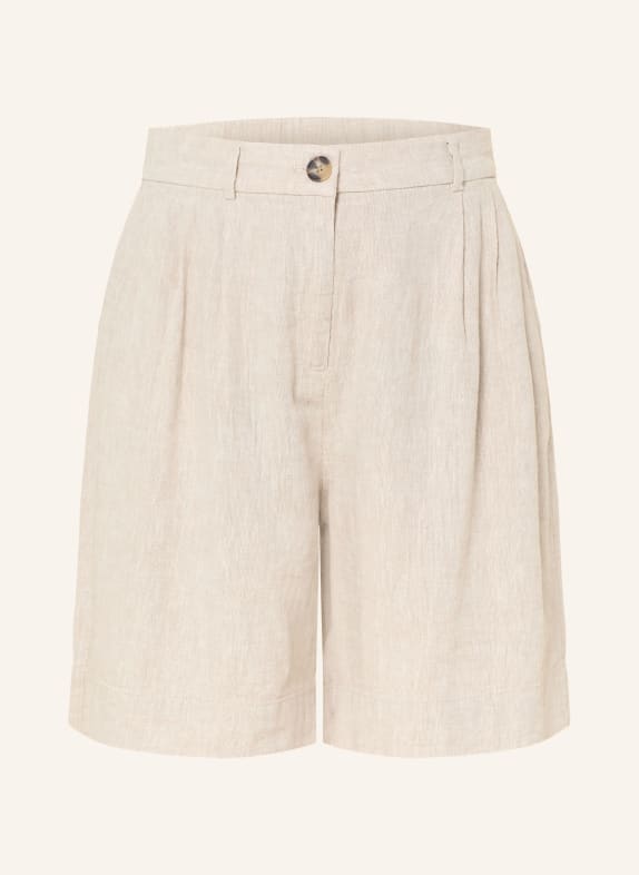 MSCH COPENHAGEN Shorts MSCHVIANA GINIA mit Leinen HELLBRAUN
