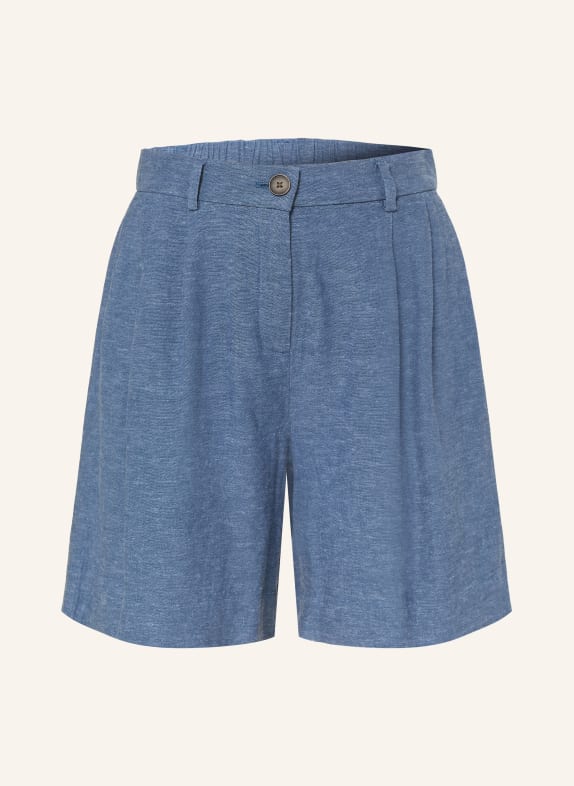 MSCH COPENHAGEN Shorts MSCHVIANA GINIA mit Leinen BLAU