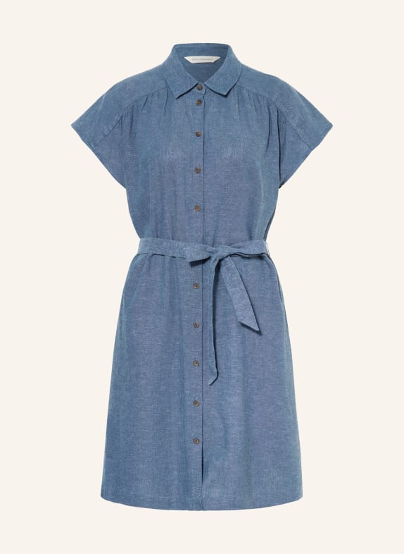 MSCH COPENHAGEN MSCHVIANA GINIA shirt dress with linen BLUE