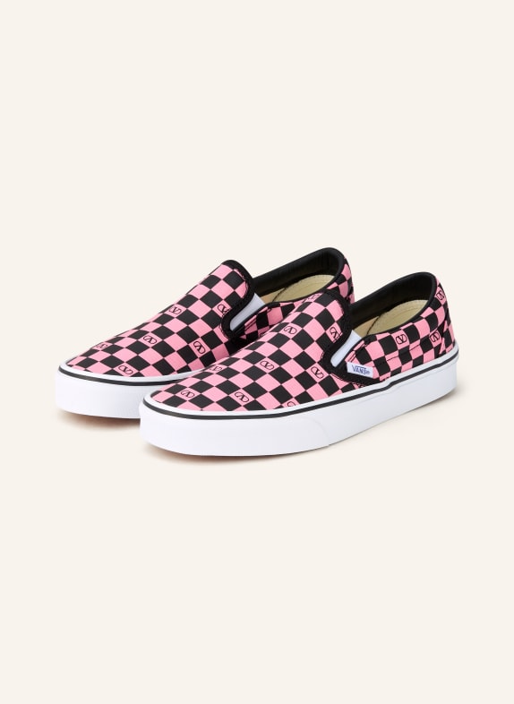 VALENTINO GARAVANI Slip-on-Sneaker ROSA / SCHWARZ