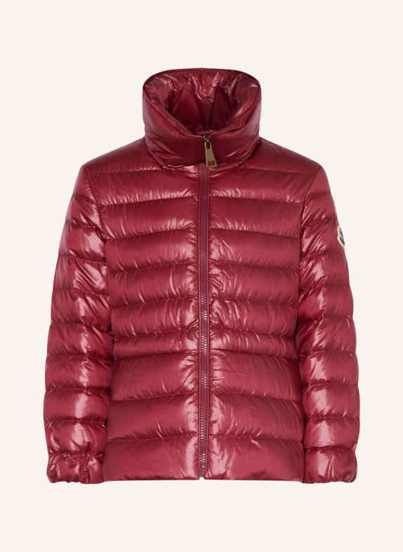MONCLER enfant Daunenjacke FEM DUNKELROT