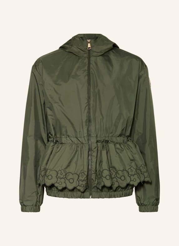 MONCLER enfant Kurtka przeciwdeszczowa MANOLYA CIEMNOZIELONY
