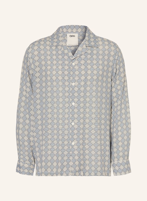 OAS Hemd FORTI BRILLO Comfort Fit HELLBLAU / ECRU / SCHWARZ