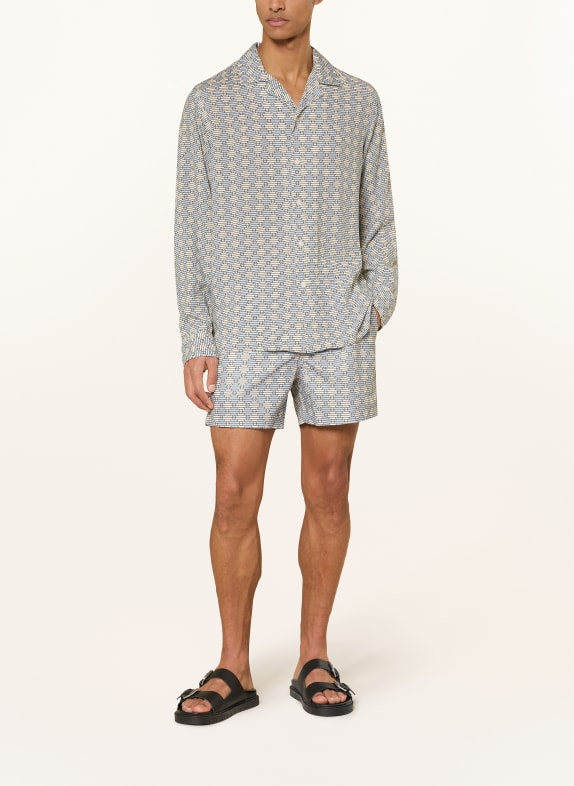 OAS Overhemd FORTI BRILLO Comfort Fit LICHTBLAUW / ECRU / ZWART