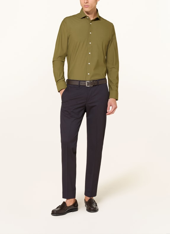 seidensticker Hemd Slim Fit OLIV