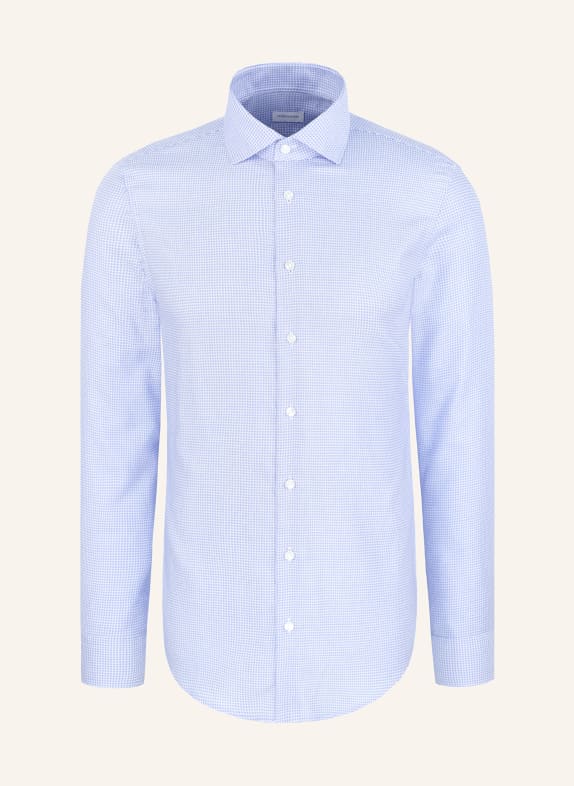 seidensticker Hemd Shaped Fit HELLBLAU / WEISS