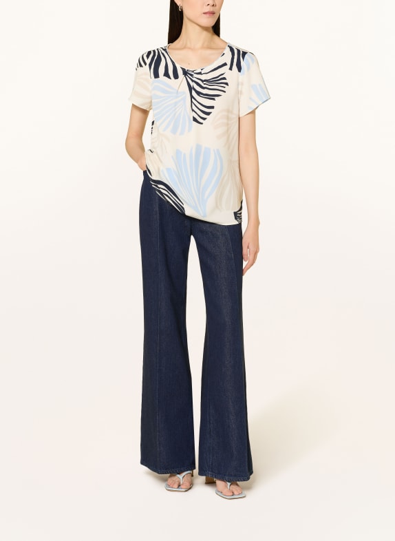 s.Oliver BLACK LABEL blouse WIT / BEIGE / LICHTBLAUW