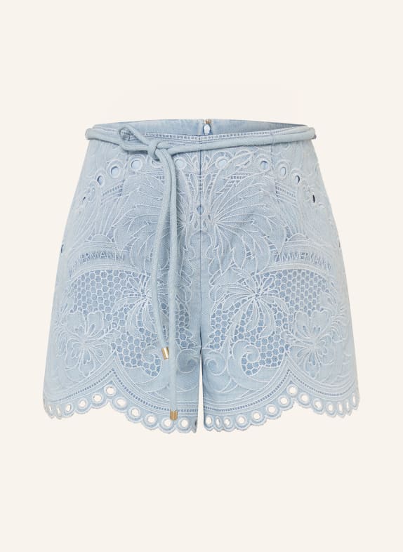 ZIMMERMANN Jeansshorts DAYLIGHT HELLBLAU