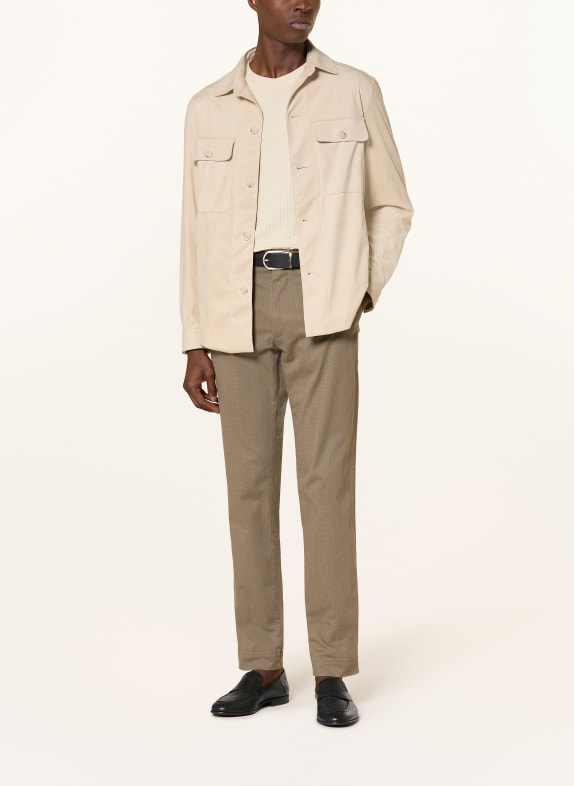 BOSS Bluza CARPER w stylu skórzanym KREMOWY