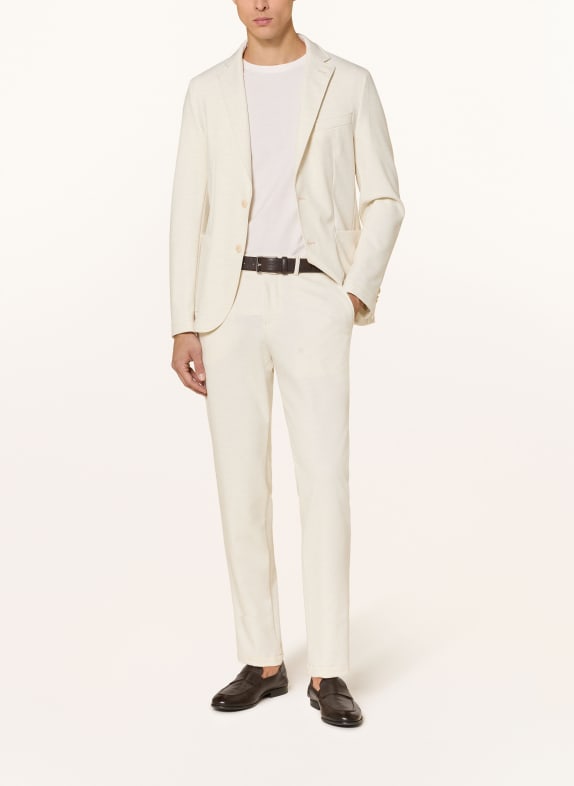 BOSS Pantalon GENIUS Slim Fit van jersey 131 Open White